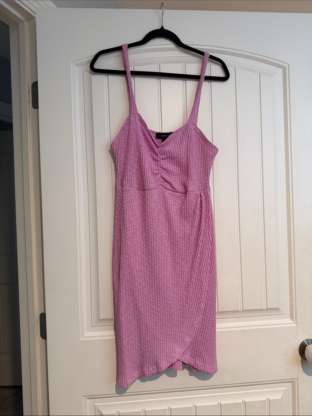 Forever 21 Mauve Ribbed Spaghetti Strap Slip Dress 1X